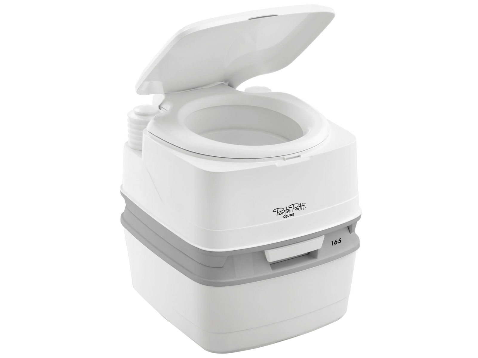 Биотуалет Porta Potti Qube 165 белый нижний бак 21 л верхний бак 15 л