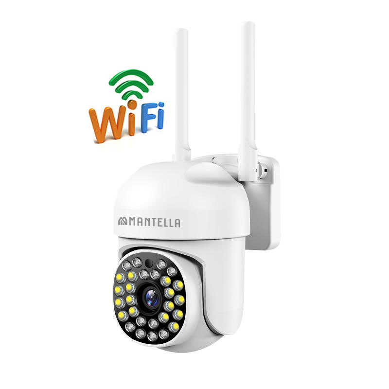 Уличная поворотная WiFi Камера видеонаблюдения ip PTZ 2MP 2МП Mantella 