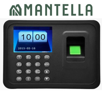 Биометрический терминал прибор устройство система учета рабочего времени Mantella Control