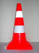 Конус сигнальный дорожный 520 мм КС-2.4 с утяжелителем