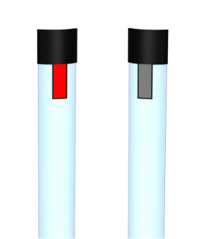 Столбик сигнальный С3 С3О-КД1КБIIR1 гибкий, полукруглый 1,3м 4мм